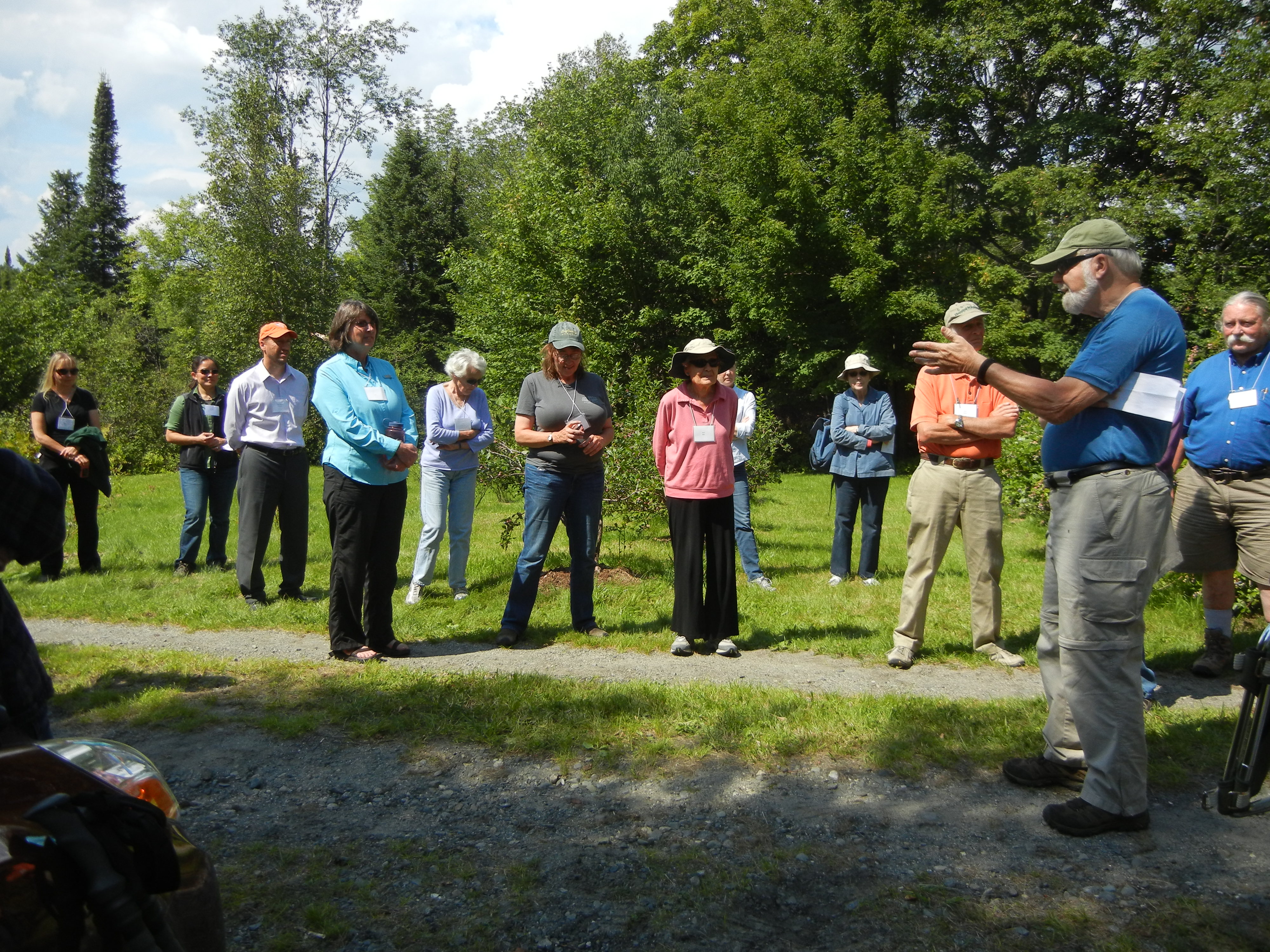 A tour on their land