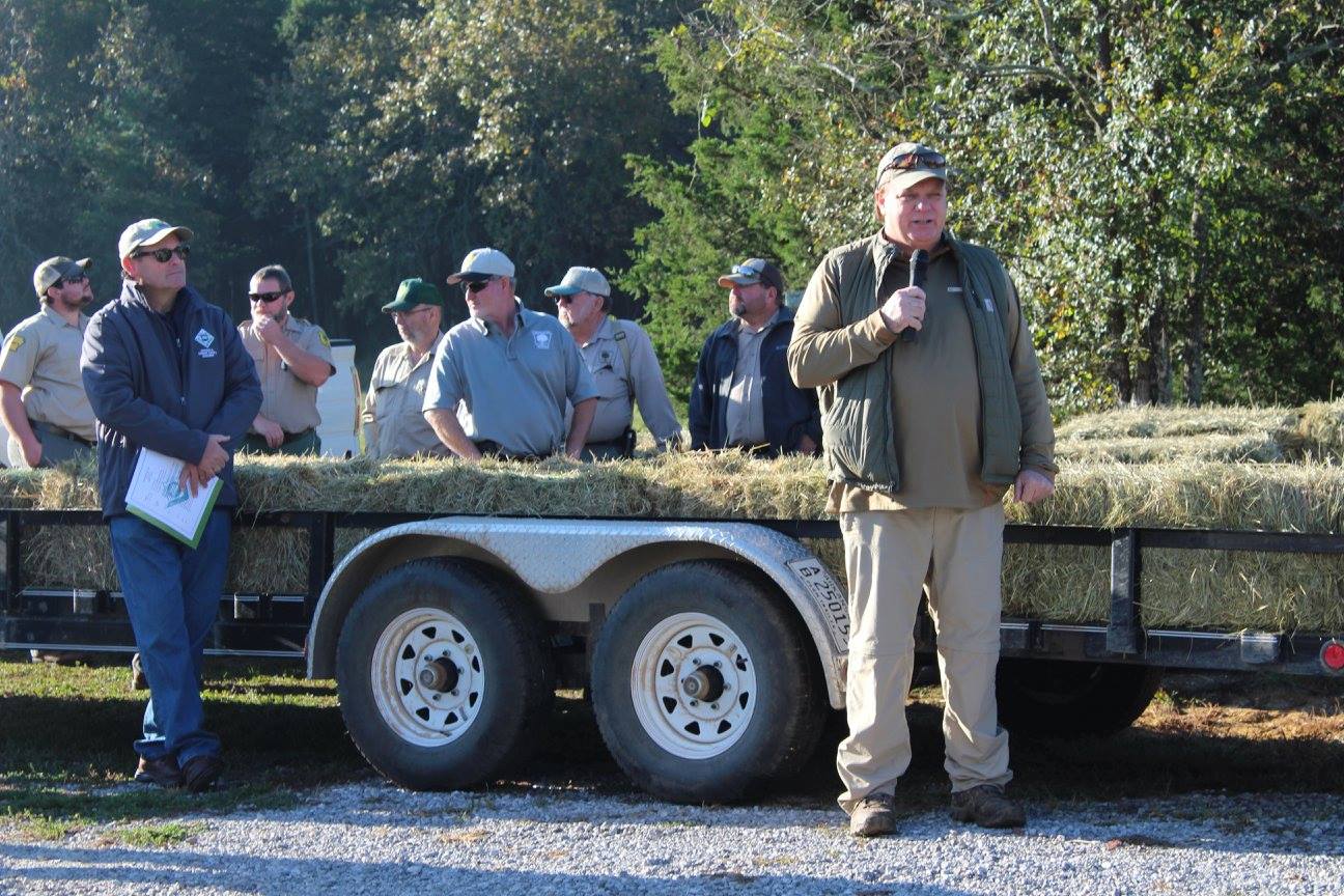 Paul sharing his Tree Farm